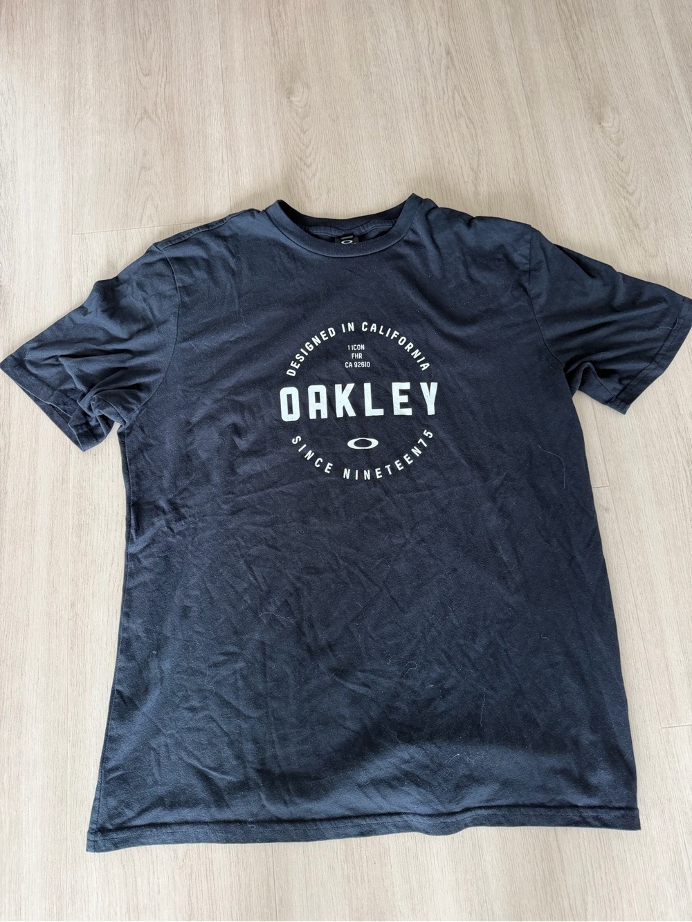 Oakley Black Short Sleeve Logo Tee